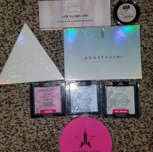 Highlighter bundle, varies brands.